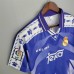 Real Madrid 96/97 Away Blue Soccer Jersey